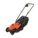 BLACK+DECKER Plæneklipper BEMW451-QS, 32cm Orange/Sort