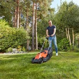 BLACK+DECKER Plæneklipper BEMW451-QS, 32cm Orange/Sort