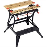 BLACK+DECKER WM825 Arbejdsbænke Sort/Brown, Sort, Træ