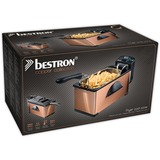 Bestron AF370CO frituregryde Enkelt 3,5 L Enkeltstående 2000 W Sort, Kobber, Deep friture kobber/Sort, Frituregryde, 3,5 L, 1 kg, 190 °C, Enkelt, Sort, Kobber