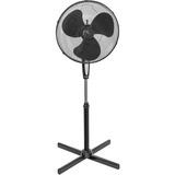 Bestron ASV45ZR ventilator Sort, Blæser Sort, Husholdning ventilator, Sort, Gulv, 45 cm, 75°, 1020 - 1220 mm