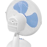 Bestron DDF27W ventilator Blå, Hvid, Blæser Hvid/Blå, Husholdning ventilator, Blå, Hvid, Bord, 27 cm, 75°, Knapper
