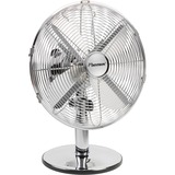 Bestron DFT35CH ventilator Krom, Blæser Sølv, Husholdning ventilator, Krom, Bord, Strøm, 35 W, 220 - 240 V