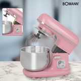 Bomann Foodprocessor Rosa/Sølv