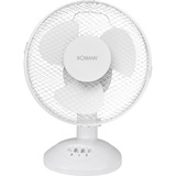 Bomann VL 1137 CB Hvid, Blæser Hvid, Husholdning ventilator, Hvid, Bord, 23 cm, Strøm, 30 W