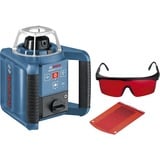 Bosch 0 601 061 501 Ikke kategoriseret, Roterende laser Blå/Sort, Rotationsniveau, Sort, Blå, 300 m, 0,1 mm/m, 5°, 600 rpm