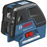 Bosch 0 601 066 B00 laser niveau Punktniveau 635 nm (< 1 mW), Kryds- & linjelaser Blå/Sort, 4°, 635 nm (< 1 mW), Punktniveau, Sort, Blå, 1/4,5/8", 1,5 V