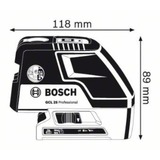 Bosch 0 601 066 B00 laser niveau Punktniveau 635 nm (< 1 mW), Kryds- & linjelaser Blå/Sort, 4°, 635 nm (< 1 mW), Punktniveau, Sort, Blå, 1/4,5/8", 1,5 V
