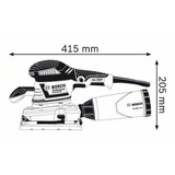 Bosch 0 601 292 801 transportabel slibemaskine Rystepudser 11000 rpm 22000 OPM Blå, Rystepudser, Klemme/velcro, 11000 rpm, 16000 OPM, 22000 OPM, 2,4 mm