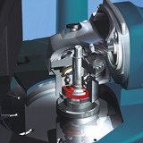 Bosch 0 601 368 703 murfræser 23 cm 5000 rpm 2400 W, Værktøj Blå, Overbelastning, Sort, Blå, Sølv, 23 cm, 5000 rpm, 2 cm, 6,5 cm