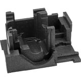Bosch 1 600 A00 89T tilbehør til opbevaringskasse Sort Værktøjsholder, Depositum Sort, Værktøjsholder, Sort, Udvidet polypropylen (EPP), GOF 1250 CE/LCE, 396 mm, 190 mm