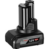 Bosch 1 600 A00 X7H ledningsfrit batteri og ledningsfri oplader Sort, Batteri, Lithium-Ion (Li-Ion), 6 At, 12 V, BOSCH, Sort
