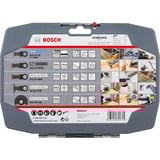 Bosch 2 608 664 131 Skæresæt, Savklinge sæt Sort, Skæresæt, Metal, Træ, Starlock, Starlock Plus, Starlock Max, OIS, 5 stk, Plasthus
