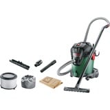 Bosch AdvancedVac 20 300 AW 20 L Sort, Grøn, Våd / tør støvsuger Grøn, 20 L, Poseløs, Sort, Grøn, 3,5 cm, 3,5 cm, Tør&våd
