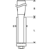 Bosch Afkortningsfræser Expert til trælaminat, Ø 12,7mm Laminat trimbit, 6,8 cm, 2,54 cm, 1,27 cm, 8 mm, 1 stk
