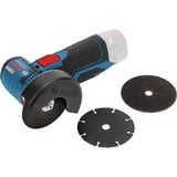 Bosch Akku-vinkelsliber GWS 10,8-76 V-EC Professional Blå, uden akku og oplader