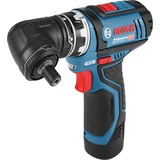 Bosch Bore-/skruemaskine 0 601 9F6 000 GSR 12V-15 FC Professional, Skruetrækker Blå/Sort, Inkls. akku, oplader, L-boxx mm.
