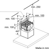 Bosch DWZ1CX1I6 emhætte tilbehør Emhætte, genbrugssæt, Konvertering sæt Emhætte, genbrugssæt, Sort, Gul, 5 dB, 100 m³/t, 1 stk