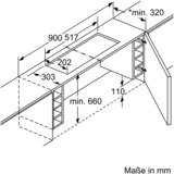 Bosch DWZ1IX1C6 emhætte tilbehør Emhætte, genbrugssæt, Konvertering sæt Sølv, Emhætte, genbrugssæt, Sølv, 5 dB, 100 m³/t