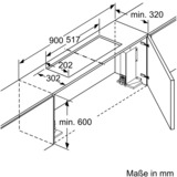 Bosch DWZ1IX1C6 emhætte tilbehør Emhætte, genbrugssæt, Konvertering sæt Sølv, Emhætte, genbrugssæt, Sølv, 5 dB, 100 m³/t