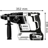 Bosch GBH 18V-26 Professional solo, Borehammer Blå/Sort