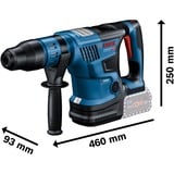 Bosch GBH 18V-36 C Professional 500 rpm SDS Max 5,1 kg Sort, Blå, Borehammer Blå/Sort, Pistolgreb boremaskine, SDS Max, Børstefri, Sort, Blå, 500 rpm, 3,5 cm
