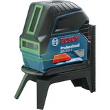 Bosch GCL 2-15 G Linje-/punktniveau 10 m 500-540 nm (< 10 mW), Kryds- & linjelaser Blå/Sort, 10 m, 0,3 mm/m, 4°, 15 m, Horisontal/vertikal, Grøn