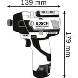 Bosch GDR 12V-110 Professional 1/4" 110 Nm 10,8 V, Schlagskruemaskine Blå/Sort, Momentnøgle, 1/4", 110 Nm, 1200 rpm, 2600 rpm, 10 m/s²