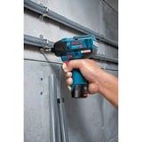 Bosch GDR 12V-110 Professional 1/4" 110 Nm 10,8 V, Schlagskruemaskine Blå/Sort, Momentnøgle, 1/4", 110 Nm, 1200 rpm, 2600 rpm, 10 m/s²