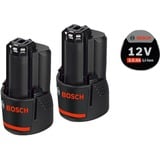 Bosch GDS 12V-115 Professional 2600 rpm Sort, Blå, Rød, Schlagskruemaskine Blå/Sort, Slagnøgle, Pistolhåndtag, 3/8", Sort, Blå, Rød, Børstefri, 2600 rpm