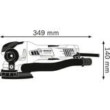 Bosch GET 55-125 Professional Excentersliber 7800 rpm 15600 OPM Sort, Blå 550 W, Tilfældige rystepudser Blå/Sort, Excentersliber, Velcro, Sort, Blå, 3300 rpm, 7800 rpm, 6600 OPM
