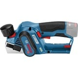Bosch GHO 12V-20 Professional Sort, Blå, Rød 14500 rpm, Elektrisk høvl Blå/Sort, Sort, Blå, Rød, 14500 rpm, 5,6 cm, 1,7 cm, 2,5 m/s², Batteri