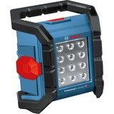 Bosch GLI 18V-1200 C Professional Sort, Blå LED, Arbejds lys Blå/Sort, LED, 12 pære(r ), IP64, Sort, Blå, Fritstående arbejdslys