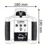 Bosch GRL 300 HV Professional Rotationsniveau 300 m 635 nm (< 1 mW), Roterende laser Blå/Sort, 300 m, 0,1 mm/m, 5°, 600 rpm, Rød, 3R