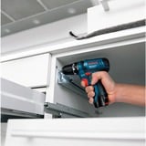 Bosch GSB 12V-15 Professional 1300 rpm Sort, Blå, Slagboremaskine Blå/Sort, Pistolgreb boremaskine, Sort, Blå, 1 cm, 1300 rpm, 1,9 cm, 1 cm