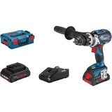 Bosch GSB 18V-110 C 2100 rpm 1,9 kg Sort, Blå, Slagborer skruemaskine Blå/Sort, Pistolgreb boremaskine, Børstefri, Sort, Blå, 1,3 cm, 2100 rpm, 8,2 cm