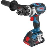 Bosch GSB 18V-110 C 2100 rpm 1,9 kg Sort, Blå, Slagborer skruemaskine Blå/Sort, Pistolgreb boremaskine, Børstefri, Sort, Blå, 1,3 cm, 2100 rpm, 8,2 cm