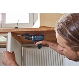 Bosch GSR 12V-15 FC Flex Professional 1300 rpm Nøglefri 600 g Sort, Blå, Skruetrækker Blå/Sort, uden Bitholder vedhæftet fil, Vinkelbeslag GFA, Ekscentrisk vedhæftning