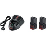 Bosch GSR 12V-15 FC Flex Professional 1300 rpm Nøglefri 600 g Sort, Blå, Skruetrækker Blå/Sort, uden Bitholder vedhæftet fil, Vinkelbeslag GFA, Ekscentrisk vedhæftning