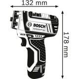 Bosch GSR 12V-15 FC Professional Nøglefri 600 g Sort, Blå, Skruetrækker Blå/Sort, Pistolgreb boremaskine, Nøglefri, Sort, Blå, 1 cm, 3 cm, 1 cm