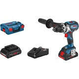 Bosch GSR 18V-110 C 2100 rpm Nøglefri 1,8 kg Sort, Blå, Bore-/ skruemaskine Blå/Sort, Pistolgreb boremaskine, Nøglefri, Sort, Blå, 1,3 cm, 2100 rpm, 1,5 mm