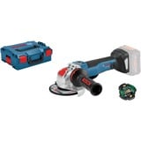 Bosch GWX 18V-10 PSC Professional vinkelsliber 12,5 cm 9000 rpm 2 kg Blå/Sort, 9000 rpm, 12,5 cm, Batteri, 2 kg, Børstet motor
