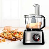 Bosch MC812M865 foodprocessor 1250 W 3,9 L Sort, Rustfrit stål Sort/børstet rustfrit stål, 3,9 L, Sort, Rustfrit stål, Dreje, Slå, Blande, Hakke, Skære, Mikse, Puré, CE, EAC, VDE, Plast