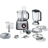 Bosch MC812M865 foodprocessor 3,9 L Sort, Rustfrit stål Sort/børstet rustfrit stål, 3,9 L, Sort, Rustfrit stål, Slå, Blande, Hakke, Skære, Mikse, Puré, Aktivitet, Plast, 430 mm