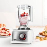 Bosch MC812S814 foodprocessor 1250 W 3,9 L Rustfrit stål, Hvid Hvid/børstet rustfrit stål, 3,9 L, Rustfrit stål, Hvid, Dreje, CE, EAC, VDE, Plast, 1250 W