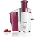 Bosch MES25C0 citruspresser og juicemaskine Frugtpresser 700 W Kirsebær (frugt), Transparent, Hvid, Saftpresser Bær/Hvid, Frugtpresser, Kirsebær (frugt), Transparent, Hvid, Trin, 2 L, 1,25 L, 1,25 L