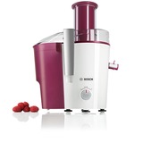 Bosch MES25C0 citruspresser og juicemaskine Frugtpresser Kirsebær, Transparent, Hvid 700 W, Saftpresser Bær/Hvid, Frugtpresser, Kirsebær, Transparent, Hvid, Trin, 2 L, 1,25 L, 1,25 L