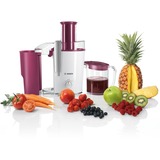 Bosch MES25C0 citruspresser og juicemaskine Frugtpresser Kirsebær, Transparent, Hvid 700 W, Saftpresser Bær/Hvid, Frugtpresser, Kirsebær, Transparent, Hvid, Trin, 2 L, 1,25 L, 1,25 L
