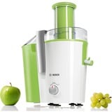 Bosch MES25G0 citruspresser og juicemaskine Saftpresser 700 W Grøn Hvid/Grøn, Saftpresser, Grøn, 2 L, 1,25 L, 7,3 cm, Rustfrit stål