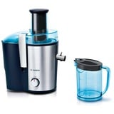 Bosch MES3500 citruspresser og juicemaskine 700 W Sort, Sølv, Saftpresser mørkeblå/Sølv, Sort, Sølv, 2 L, 1,25 L, 7,3 cm, Rustfrit stål, 700 W
